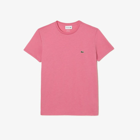 T-shirt Uomo Cotone Pima basica Geranio Lacoste- Francavilla Moda
